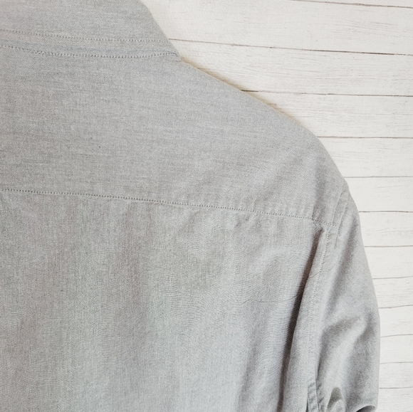 BONOBOS SLIM FIT LIGHT GRAY 100% COTTON BUTTON DOWN, SZ XL LONG - Picture 5 of 10